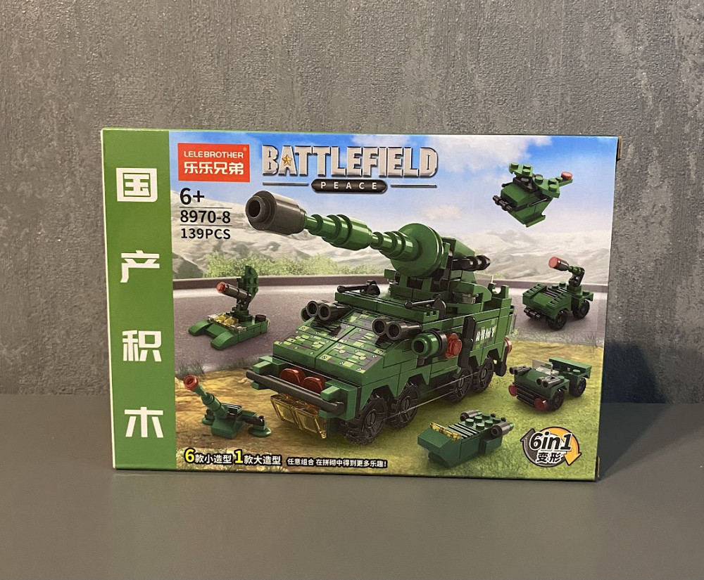 Конструктор LeleBrother военная техника 6в1 139 деталь в стиле Lego Киев - изображение 7