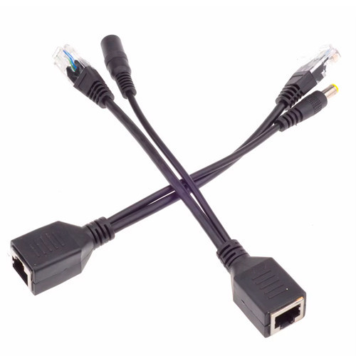 Сплиттер PoE для камер видеонаблюдения CCTV, Ethernet 5.5×2.1 мм, комплект 2 шт Киев - изображение 4