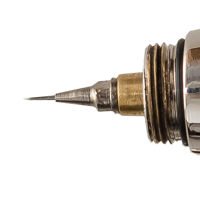 Аерограф електричний INTERTOOL DT-5001, 2 Вт., 230 В., 10-15 л.хв., 0-2 Бар - з низьким енергоспоживанням Львів - фото 4