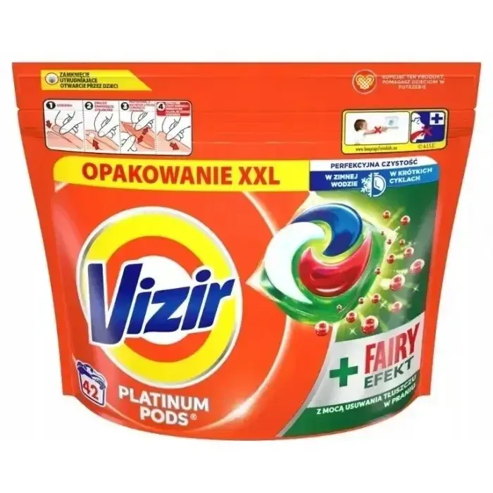 VIZIR PLATINUM FAIRY КАПСУЛЫ ДЛЯ СТИРКИ / 42 ШТ. Львов - изображение 1