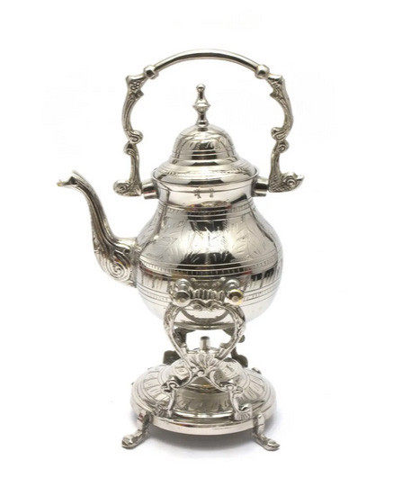 Чайник из бронзы с горелкой на подставке Киев - изображение 1