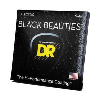 Струни для гітари DR Strings Black Beauties Electric - Light Heavy (09-46) (BKE-9/46) Вінниця - фото 2