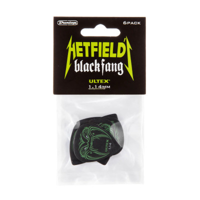 Медіатор Jim Dunlop Hetfield&apos;s Black Fang Pick 1.14mm 6 шт. (PH112P1.14) Вінниця - фото 3