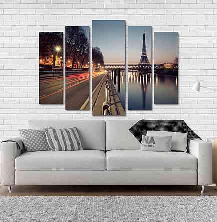Модульна картина Місто Париж Art-100_5 Київ
