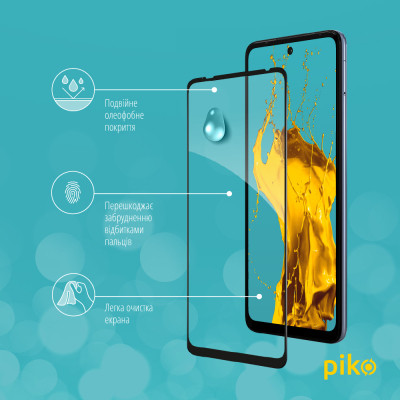 Скло захисне Piko Full Glue MOTO G60 Black (1283126521140) Вінниця - фото 4
