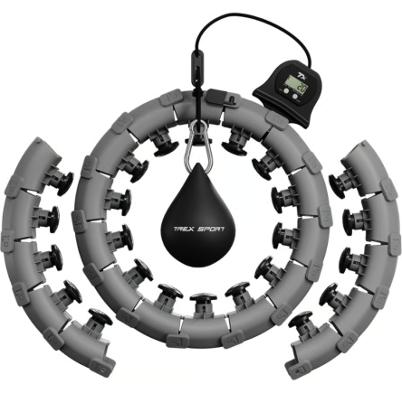 Хулахуп Trex Sport TX-020CHH масажний з обважнювачем та лічильником сірий Київ