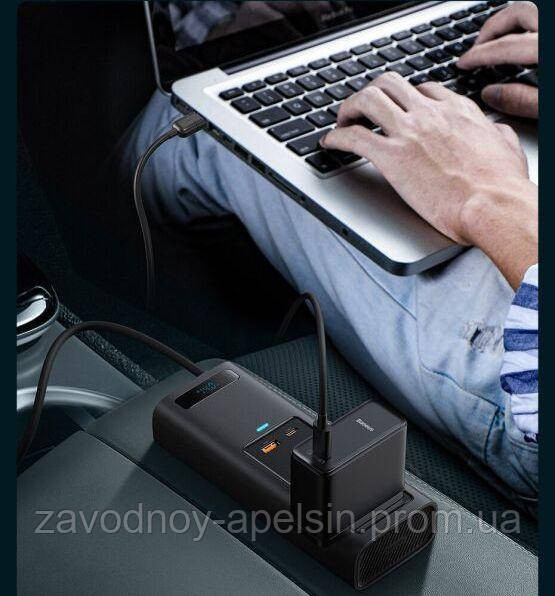 Перетворювач 12-220 Вольт Інвертор 150W (Baseus) Одеса - фото 3