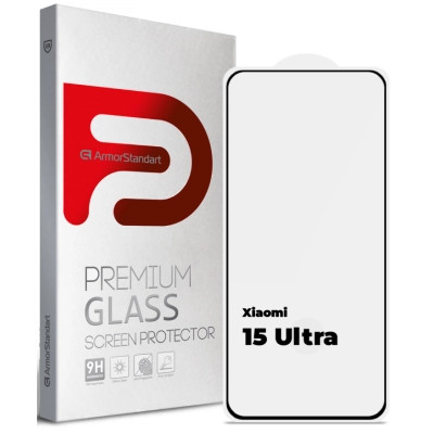 Скло захисне Armorstandart Edge Glue Curved Xiaomi 15 Ultra (ARM88002) Вінниця - фото 1