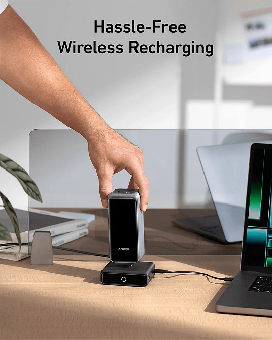 Сетевое зарядное устройство Anker Charging Base for Anker Prime 100W Black (7198080) Киев - изображение 2