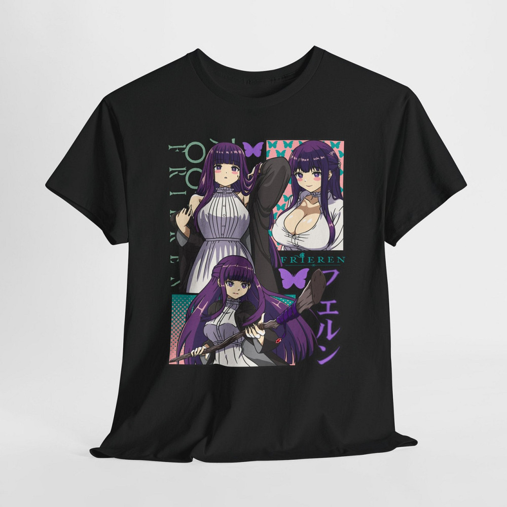 Футболка аниме Ферн Старк Аниме Гифтс оверсайз (S/M/L) Черний AnimeJ0665 Днепр - изображение 6