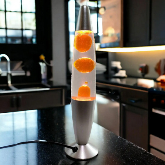 Ночник настольный Лава оранжевый Киев - изображение 2