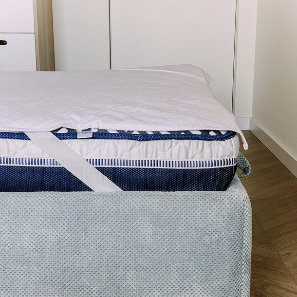 Водонепроникний наматрацник  на резинці , Мікрофібра,Білий,120/200. Київ - фото 2