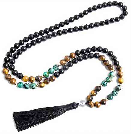 Чётки на 108 бусин и браслет из натурального камня Киев