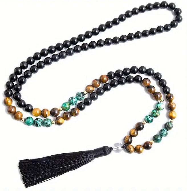 Чётки на 108 бусин и браслет из натурального камня Киев - изображение 3