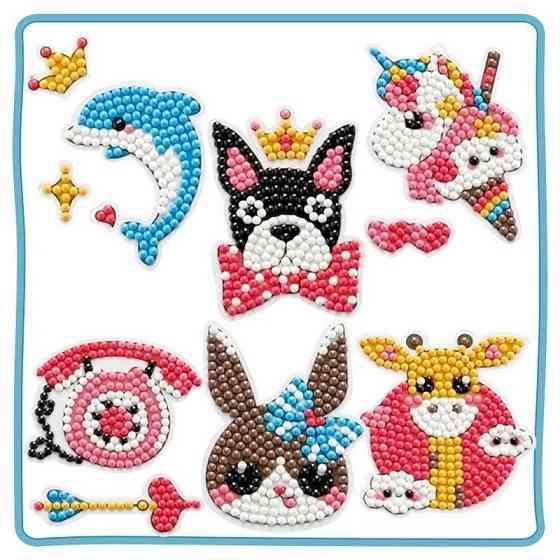 Набір брелків алмазна викладка "Тварини" ST005 з інструментами Вінниця