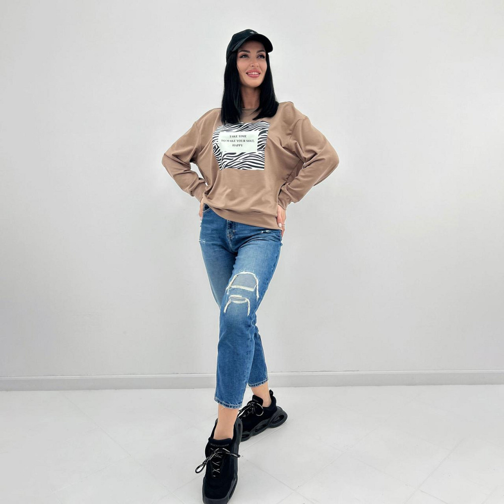 Женский свитшот с анималистичным принтом Wild Киев - изображение 3