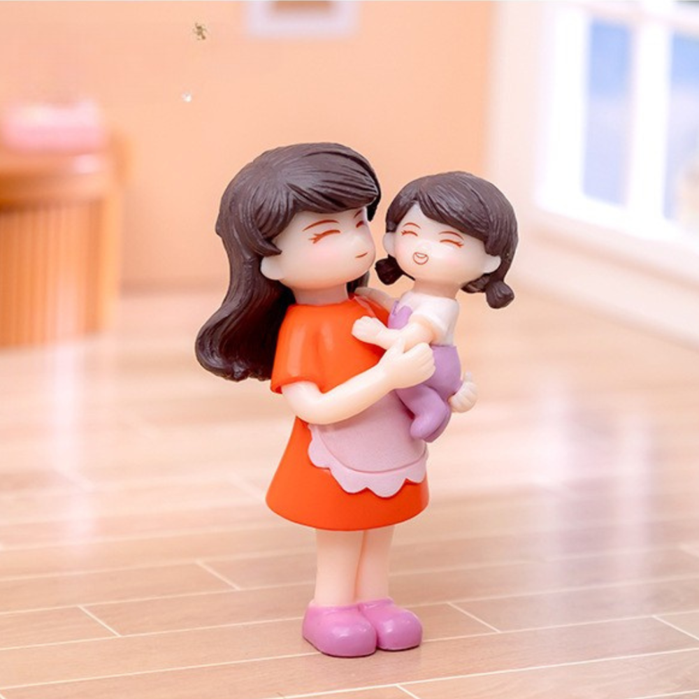 Фигурка мама с дочкой для мини-сада, флорариума, моссариума, микроландшафта, микропейзажа Одесса - изображение 1