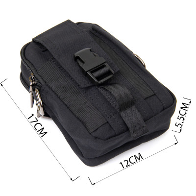 Сумка Vintage На пояс нейлон Чорна (20645) Вінниця - фото 8