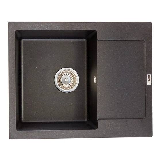 Мийка Zerix ZS-6250S-14 Black metallic (ZX4594) ( 34740 ) Харьков