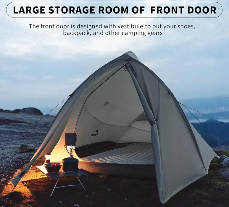 Намет одномісний Naturehike Cloud Up 1 PRO CNK2350WS020 (1.57 кг) Пісочний Київ - фото 4