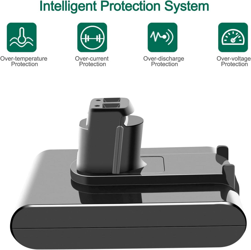 Акумулятор для пилососа Dyson DC31, DC34, DC35, DC44 (Type A), 4000 мАг, 22.2 В, змінна літій-іонна батарея 917083-01, Київ - фото 3