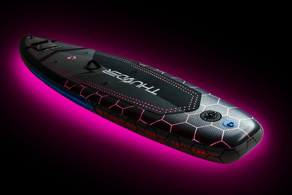 Надувна SUP дошка (Сапборд) з LED підсвічуванням THUNDER LUMOS 320 Київ - фото 10