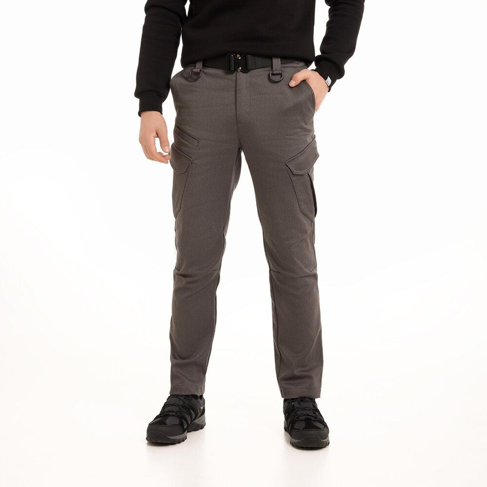 Зимові тактичні брюки темно-сірі Pobedov trousers Tactical ЗИМА Київ - фото 9