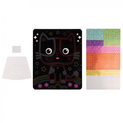 Набор для творчества 1 вересня Котенок Аппликация с 3D голографическими стикерами (954569) Винница - изображение 2