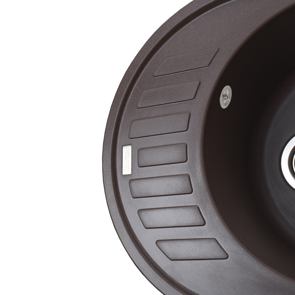 Гранитная мойка Globus Lux ARNO коричневый 620x500мм-А0006 Киев - изображение 5