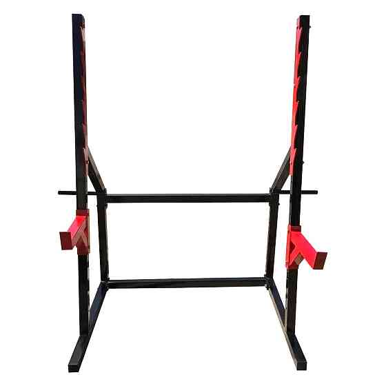 Стойки для приседания под штангу 50 на 50 мм со страховочными упорами. Киев