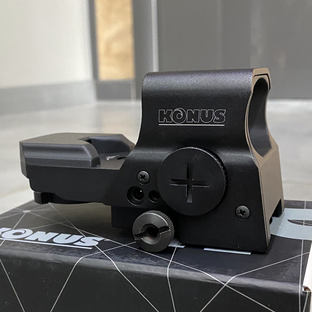 Коллиматорный прицел KONUS SIGHT-PRO R8, заряжаемый, 8 сеток, крепление на 22 мм / 11 мм Solmir Киев - изображение 4