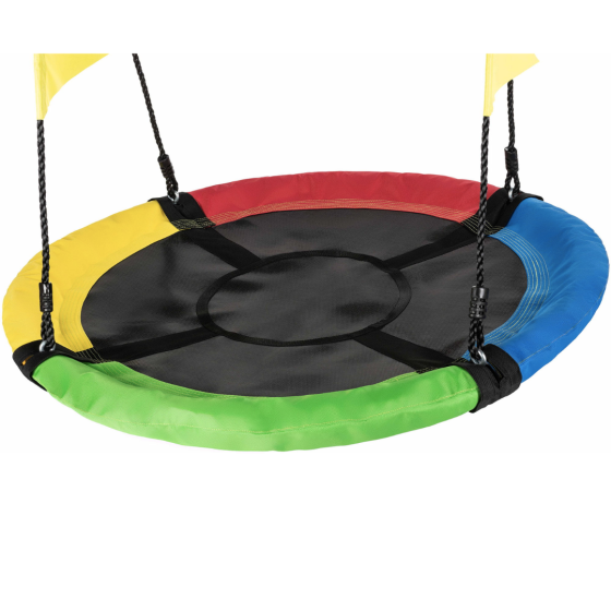 Садова гойдалка - гніздо Outtec XXL з прапорцями мультиколор Київ