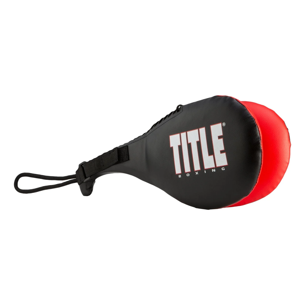 Ракетка для таеквондо (хлопушка) TITLE Boxing Duo Target Training Paddle Black/Red Каменское - изображение 1