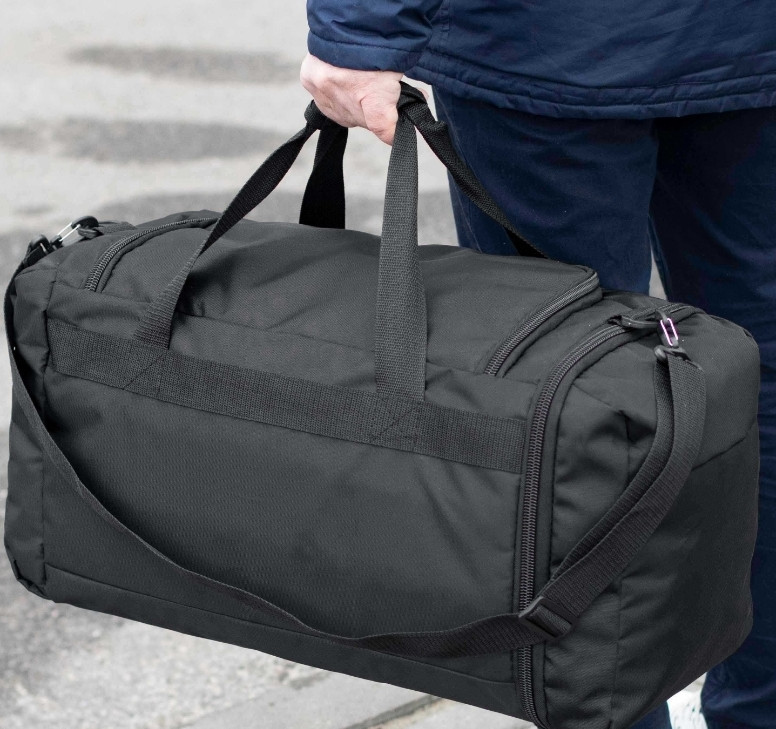 Дорожня спортивна сумка з відділом взуття на 53л TRIUMF Black. Киев - изображение 3