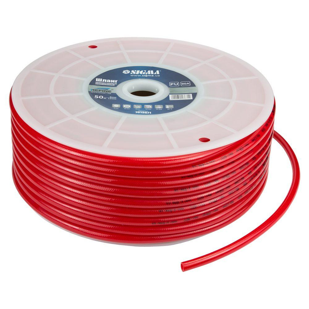 Шланг у бухті поліуретановий (PU) армований 50м 8 × 12 мм REFINE (7013671) Київ - фото 2