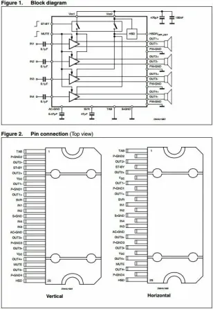 Усилитель TDA7850 4-канальный 85Вт для автоаудио Киев