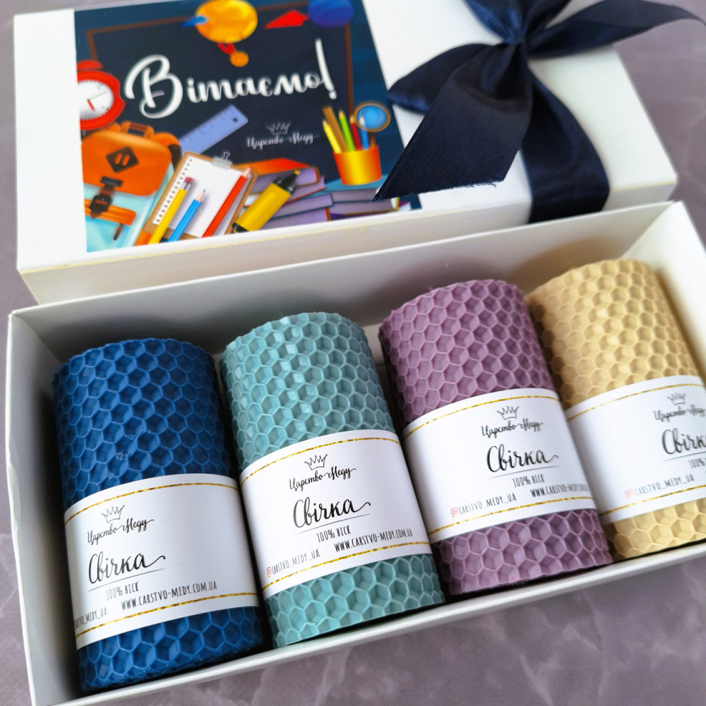 Подарок учителю, набор свечей ручной работы в подарочной коробочке. Одесса - изображение 4