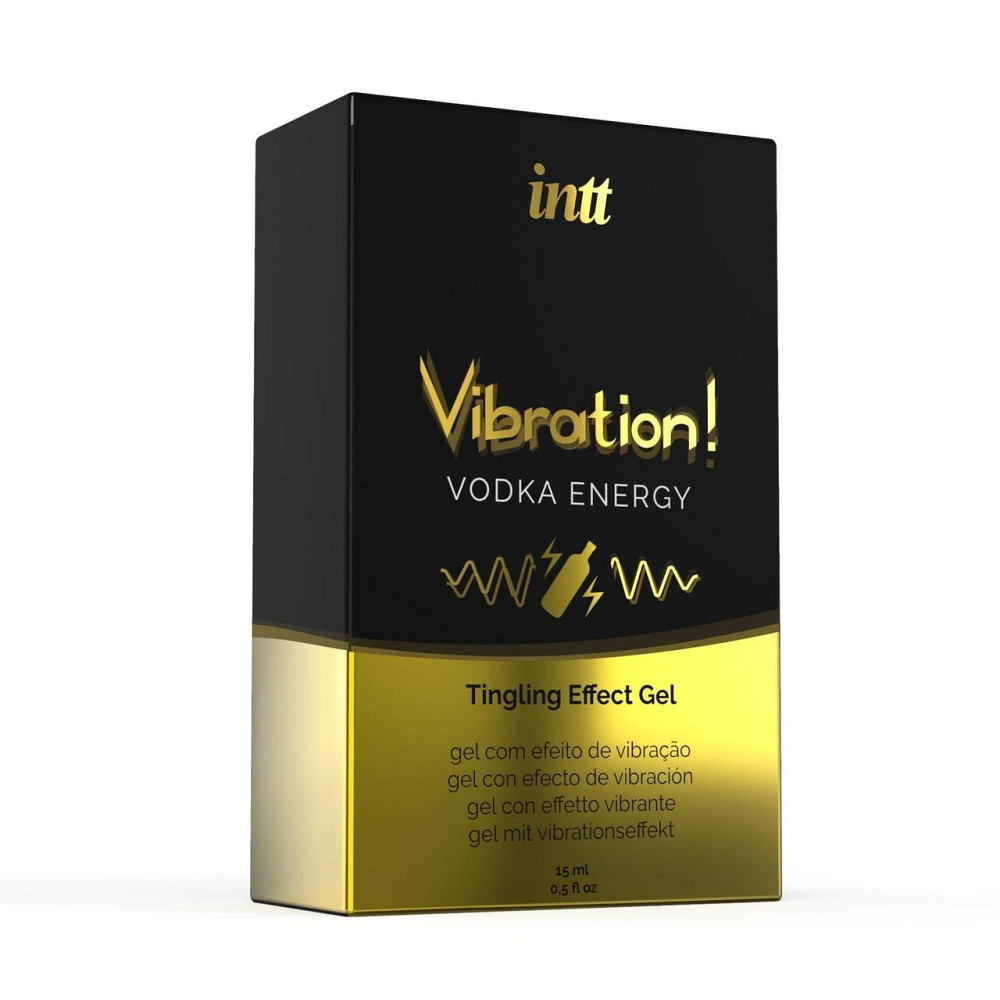 Жидкий вибратор Intt Vibration Vodka (15 мл), густой гель, очень вкусный, действует до 30 минут Sex Aura Киев - изображение 3