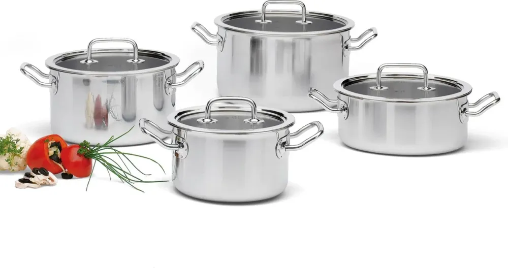 Spring Brigade Basic Zestaw 4 Garnków Z Pokrywkami (Sp0480800604) Київ - фото 1