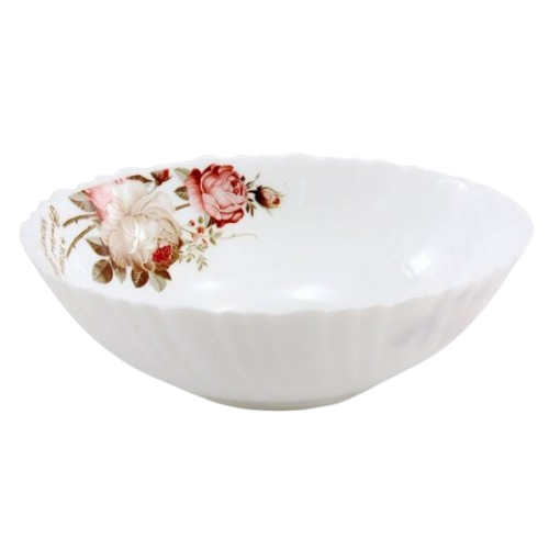 Салатник Чайна троянда 15см склокераміка Хвилястий край 6916/ S Interos Житомир