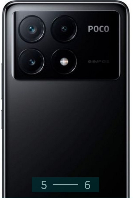 Смартфон Xiaomi Poco X6 Pro 5G + 4G LTE, 12/512Gb. Київ - фото 2