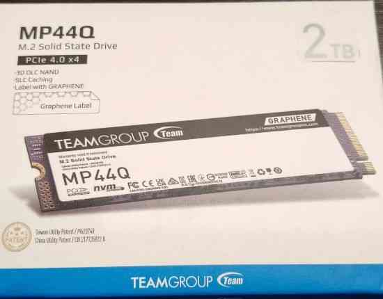 M2 NVMe 2TB Team MP44Q Gen4x4 R:7000Mb/s W:5900Mb/s гарантия 5 лет. Харьков