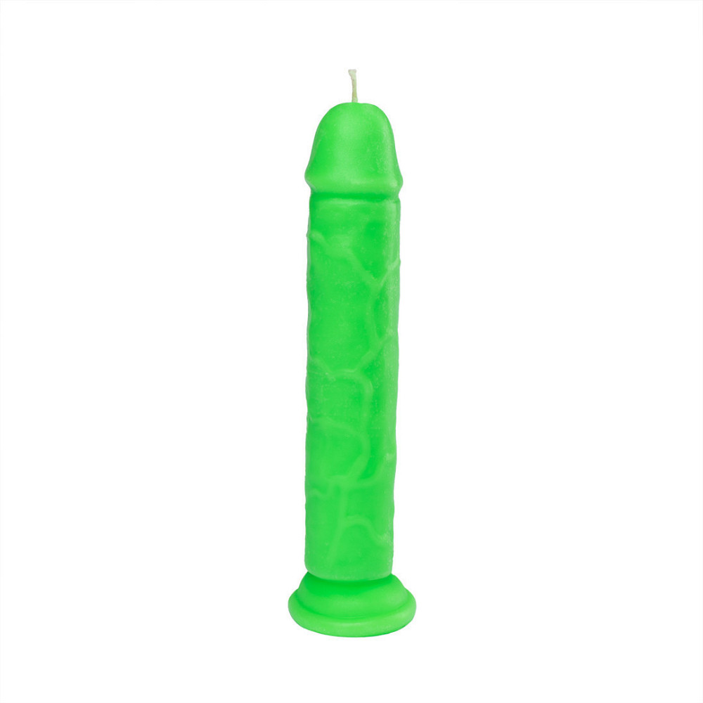 Свічка LOVE FLAME - Dildo Roma Green Fluor, CPS03-GREEN Sex Aura Київ - фото 4