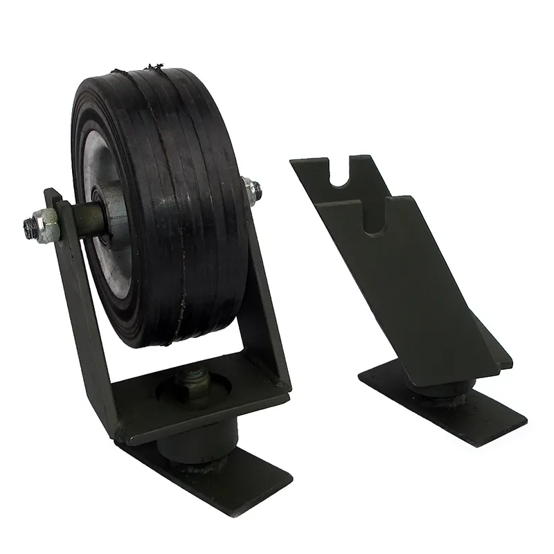 Колесо поворотне посилене ПК-200КНШ – промислове колесо 200 мм з кріпильною панеллю та сталевою ступицею Харків - фото 3