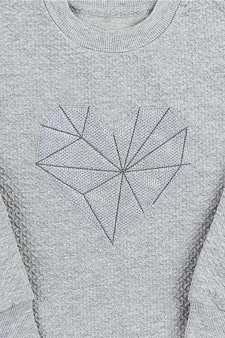 Костюм для дівчаток 2-х предметний, сірий топ Крохатушка одяг Київ - фото 3