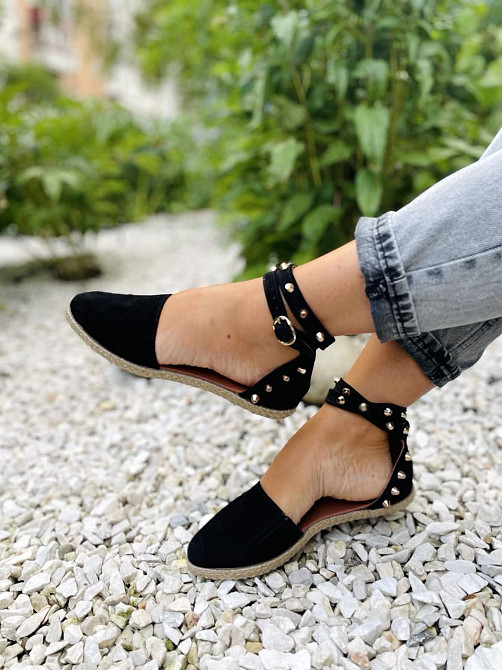 M.KRAFT Босоніжки жіночі M.KRAFT 0592 чорні (літо, замша натуральна) (3513) 37р.38р.39р. Коломия - фото 8