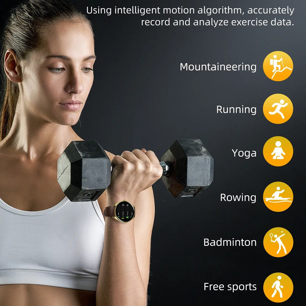 Смарт-годинник HOCO Y22 AMOLED 36mm. 200 mAh. IP67 Silver Київ - фото 8