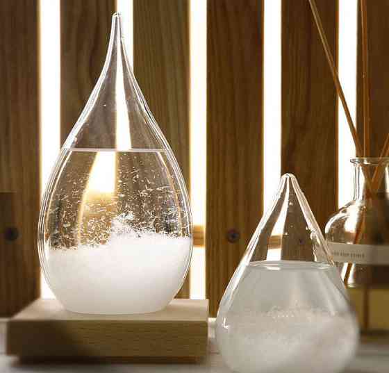 Барометр Штормгласс капля СРЕДНЯЯ, Storm glass Кременчуг