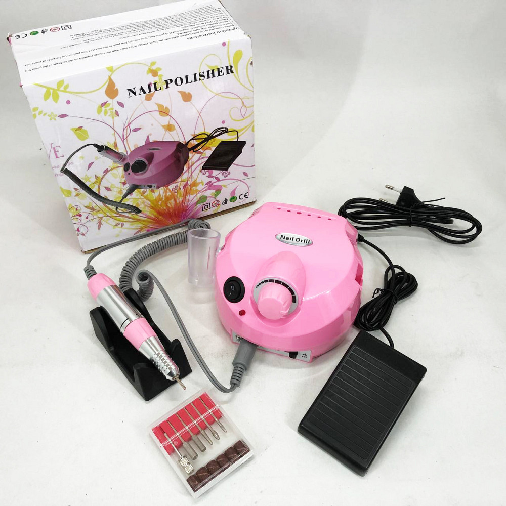 Портативний фрезер для нігтів DM-11-1, Потужний апарат для манікюру Фрейзер манікюру і педикюру TV-18 Львів - фото 4