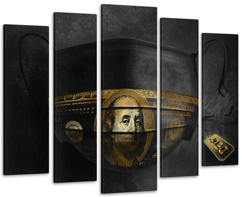 Модульная картина Маска Абстракция Art-277_5 ( 80х118см ) 99x140 см Киев - изображение 1